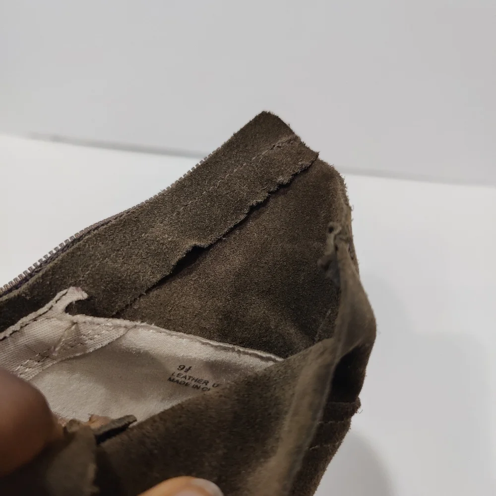 Soho Cobbler Genuine SUEDE Ankle Boot Olive Green